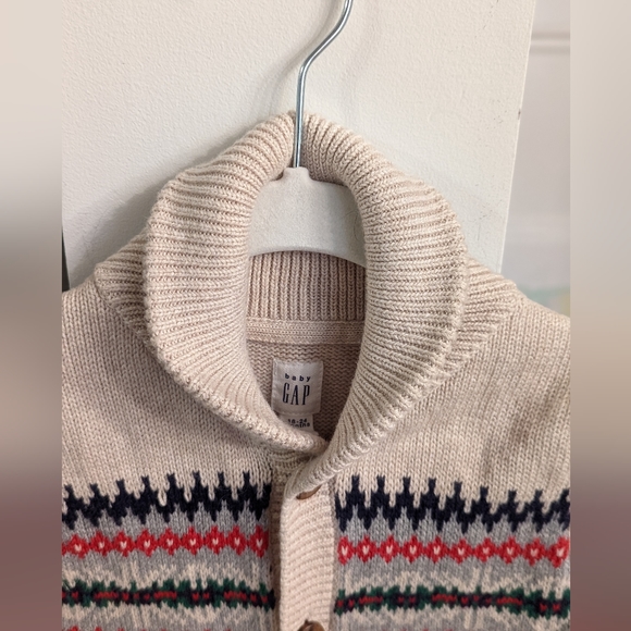 Baby Gap Christmas Sweater jumpsuit - Picture 3 of 8